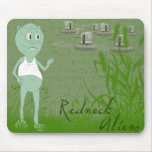 Funny Redneck Aliens Mousepad