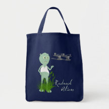 Funny Redneck Aliens Tote Bag