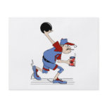 funny redneck bowler bowling humour design flyers