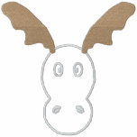 Funny Reindeer Embroidered T-Shirt embroidered shirts
