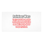 Funny Religious Wars Quote photo cards