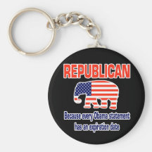 Funny Republican Obama Key Chains