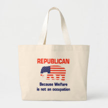 Funny Republican - Welfare Canvas Bag