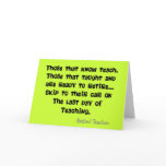 Funny Retired Teacher Gifts cards
