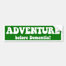 Funny retirement bumper sticker