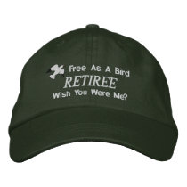 Funny Retirement Embroidered Hat