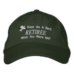 Funny Retirement Embroidered Hat embroidered hats