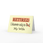 Funny Retirement Gifts cards