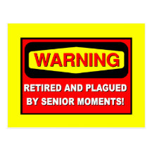 Funny retirement postcard