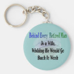Funny Retirement T-Shirts and Gifts Key Chain