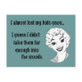 Funny Retro Mom Postcard