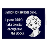 Funny Retro Mum Greeting Card