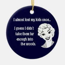 Funny Retro Mum Ornament