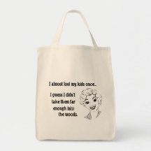 Funny Retro Mum Tote Bag