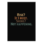 Funny Rise and Shine? Custom Invites