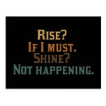 Funny Rise and Shine? Postcards