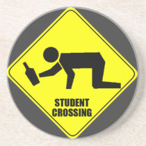 Funny Road Sign - Drunk Student Crossing
