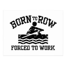 Funny Rowing Post Cards