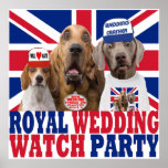 Funny Royal Wedding Watch Party Poster