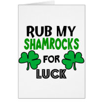 Funny Rub My Shamrocks 1 St Patrick's Day