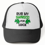 Funny Rub My Shamrocks 1 St Patrick's Day hats