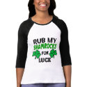 Funny Rub My Shamrocks 1 St Patrick's Day t-shirts