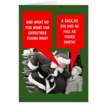 Funny rude Christmas Card