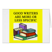 funny rules for writers greeting card