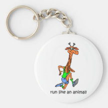 Funny running keychains