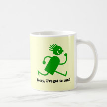 Funny running mug