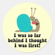 Funny running sticker