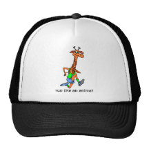 Funny running trucker hats