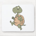 funny running turtle mousepads