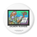 Funny Salman Rushdie Fish Magnet