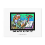 Funny Salman Rushdie Fish Post Cards Set Of 8 postcards