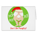 Funny Santa Christmas Card