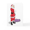Funny Santa Christmas Card