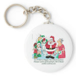 Funny Santa picture keychains