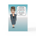 Funny Sarah Palin birthday card