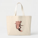 funny sasquatch bigfoot canvas bags