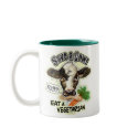 Funny Save a Cow Eat a Vegetarian Gifts mugs