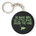Funny scary women's key chains
