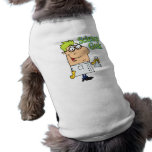 funny science geek cartoon character pet clothing