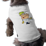 funny science nerd cartoon character pet clothing