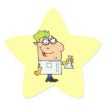 funny science nerd cartoon character stickers