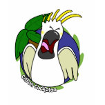 Funny Screaming Citron Cockatoo t-shirts