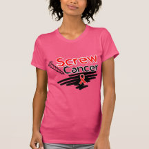 Funny Screw Blood Cancer Tshirt