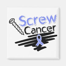 Funny Screw Intestinal Cancer Refrigerator Magnets