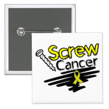 Funny Screw Osteosarcoma Cancer Pins