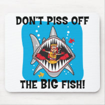 Funny SCUBA Diving Mouse Mats